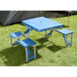B&M 4 Seat Folding Picnic Table -EcoPatio Shop 254153 Folding Picnic Table