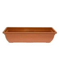 B&M Bell Pot Trough 60cm - Terracotta -EcoPatio Shop 256221 Bell Pot Terracotta Trough 60cm 2