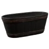 B&M Oakwood Barrel Trough 60cm