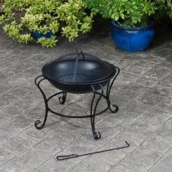 Boston Firepit 60cm -EcoPatio Shop 306843 BOSTON FIREPIT1