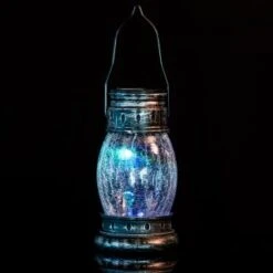 B&M Mining Lantern With Crackle Ball -EcoPatio Shop 306957 miners lantern with crackle ball pewter light on 31