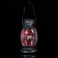 B&M Mining Lantern With Crackle Ball -EcoPatio Shop 306957 miners lantern with crackle ball pewter light on1