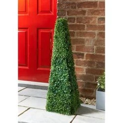 Solar Cone Topiary Tree 82cm -EcoPatio Shop 318883 Cone Light Day Edit