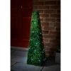 Solar Cone Topiary Tree 82cm -EcoPatio Shop 318883 Cone Light Night Edit