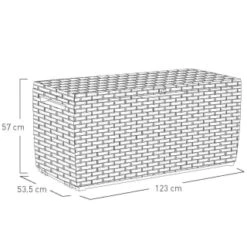 B&M Keter Capri Storage Chest 305L -EcoPatio Shop 320977 keter capri storage 57cm x 53 5cm x 123cm 9