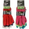 B&M Rolson Gardening Gloves 3pk -EcoPatio Shop 330111 rolson gardening gloves 3pk main1