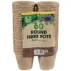 B&M Round Fibre Pots 60pk -EcoPatio Shop 331200 60 round fibre pots 3