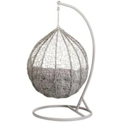 B&M Siena Hanging Egg Chair -EcoPatio Shop 331302 hanging egg chair