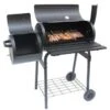 Alabama Steel Barrel Charcoal Smoker & BBQ -EcoPatio Shop 331524 tennessee steel barrel charcoal smoker and bbq