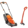 Flymo Chevron 32 Lawnmower + Mini Trim -EcoPatio Shop 333442 flymo mower and trim