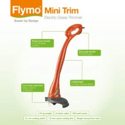Flymo Chevron 32 Lawnmower + Mini Trim -EcoPatio Shop 333442 flymo mower and trim 4
