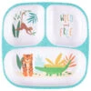 B&M Little Safari Small Kids Platter - Blue -EcoPatio Shop 334212 small kids platter boys