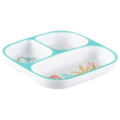 B&M Little Safari Small Kids Platter - Blue -EcoPatio Shop 334212 small kids platter boys 2