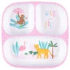 B&M Little Safari Small Kids Platter - Pink -EcoPatio Shop 334213 small kids platter girls