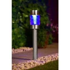 B&M Sicily XL Solar Post Lights 3pk 9 B&M Sicily XL Solar Post Lights 3pk -EcoPatio Shop 341969 sicily 3pk xl post lights blue1