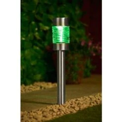B&M Sicily XL Solar Post Lights 3pk 8 B&M Sicily XL Solar Post Lights 3pk -EcoPatio Shop 341969 sicily 3pk xl post lights green1