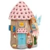 B&M Garden Fairy House Ornament -EcoPatio Shop 342048 fairy with house blue