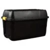 B&M Storage Trunk With Wheels 175L -EcoPatio Shop 347282 storage trunk with wheels black yellow 175l
