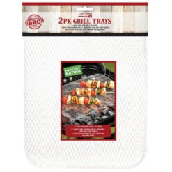 Barbecue Grill Trays 2pk -EcoPatio Shop 353350 grill trays 2pk