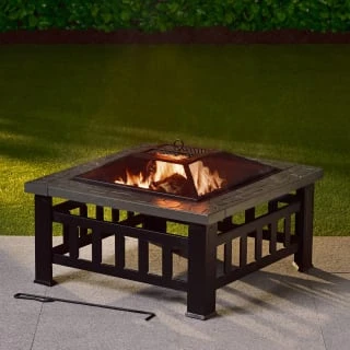 B&M Atlanta Square Firepit 4 B&M Atlanta Square Firepit - Image 2