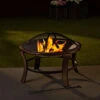 B&M Tuscany Bronze Effect Fire Pit -EcoPatio Shop 353359 tuscany bronze effect fire pit