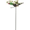 B&M Glitter Stake - Green Butterfly -EcoPatio Shop 353659 glitter stakes butterfly green
