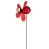 B&M Insect Wind Spinning Stake - Ladybird -EcoPatio Shop 353661 wind spinning stake ladybird red