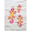 B&M Glass Gecko Wall Art 3pk - Pink -EcoPatio Shop 353683 3pk glass gecko wall art pink