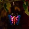 Springy Butterfly Solar Light -EcoPatio Shop 353753 springy solar light butterfly