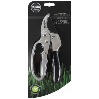 Rolson Signature Anvil Pruning Secateurs - Black 3 Rolson Signature Anvil Pruning Secateurs - Black