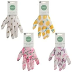 Fashion Nitrile Coated Garden Glove - Floral -EcoPatio Shop 353848 mason and jones fashion latex coated gloves bee