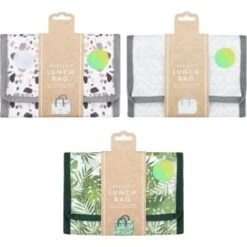 B&M Foldable Lunch Bag - Geo -EcoPatio Shop 360021 foldable lunch bag group 2
