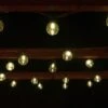 Solar Powered Bulb String Lights 50pk - Warm White -EcoPatio Shop 366396 50 solar powered bulb string lights warm white led