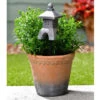 B&M Garden Plant Pot Stick - Pagoda -EcoPatio Shop 366585 garden pot sticks pagoda