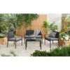 Bali Rattan Patio Set 4pc -EcoPatio Shop 366652 379456 bali 4 piece sofa set 2