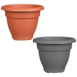 B&M Bell Pot Planter 30cm - Terracotta -EcoPatio Shop 369864 369873 bell pot planter 30cm main 1