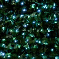 Eveready Solar Powered LED String Lights 240pk - Cool White -EcoPatio Shop 379219 eveready solar powered string lights 240 cool white leds 2