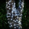 Solar Powered Micro LED Lights 200pk - Cool White 1 Solar Powered Micro LED Lights 200pk - Cool White -EcoPatio Shop 379228 200 solar powered micro led string lights cool white