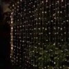 Solar Powered LED Curtain 180cm - 266 Cool White Lights -EcoPatio Shop 379242 180cm x 180cm solar powered led curtain 266 cool white leds