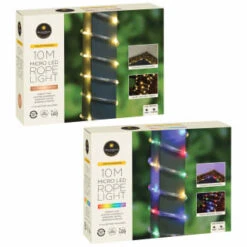 Solar Powered 10m Micro LED Rope Light - Multicolour -EcoPatio Shop 379267 379269 mason and jones 10m micro led rope lights main
