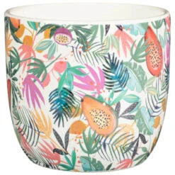 B&M Superbloom Sun Ceramic Plant Pots 3pk - Floral 11 B&M Superbloom Sun Ceramic Plant Pots 3pk - Floral -EcoPatio Shop 379332 3pk superbloom ceramic plant pots floral 2