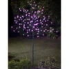 Solar Powered Blossom Tree - Pink 128 LED 4ft -EcoPatio Shop 379360 4ft solar powered blossom flower solar tree 128 led pink 2