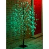 Solar Powered Weeping Willow Tree - Green LED 240 5ft -EcoPatio Shop 379362 5ft solar powered weeping willow tree 240 green leds