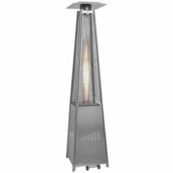Gas Pyramid Patio Heater -EcoPatio Shop 379416 379418 stainless steel gas pryamid patio heater 2