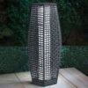 Sorrento Solar Powered Floor Lamp - Grey 69cm -EcoPatio Shop 379427 sorrento solar powered 69cm grey floor lamp warm white led
