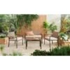 Valencia Sofa Set 4pc -EcoPatio Shop 379438 366629 valencia 4 piece sofa set