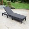 Bali Multi Position Lounger - Black 2 Bali Multi Position Lounger - Black -EcoPatio Shop 379471 bali multi position lounger