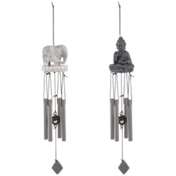 B&M Tranquil Garden Windchime - Buddha -EcoPatio Shop 379541 tranquil garden windchime group