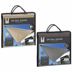 Sail Shade 3m - Cream 8 Sail Shade 3m - Cream -EcoPatio Shop 379775 379776 3m sun shelter 3m main 2
