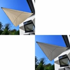 Sail Shade 3m - Cream 9 Sail Shade 3m - Cream -EcoPatio Shop 379775 379776 3m sun shelter 3m main